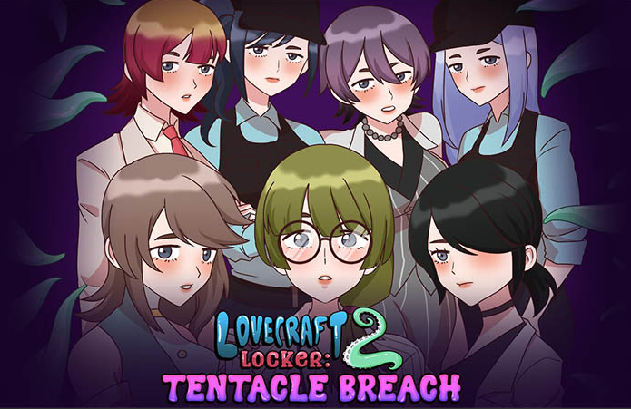 Screenshot showcasing character interaction in Lovecraft Locker 2: Tentacle Breach.